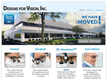 Tablet Screenshot of designsforvision.com